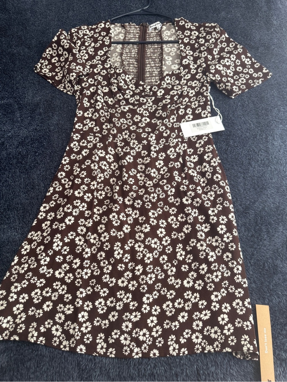 Reformation Brittney Dress Maple